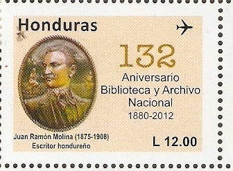 ANIVERSARIO  BIBLIOTECA  Y  ARCHIVO  NACIONAL  -  JUAN  RAMÒN  MOLINA