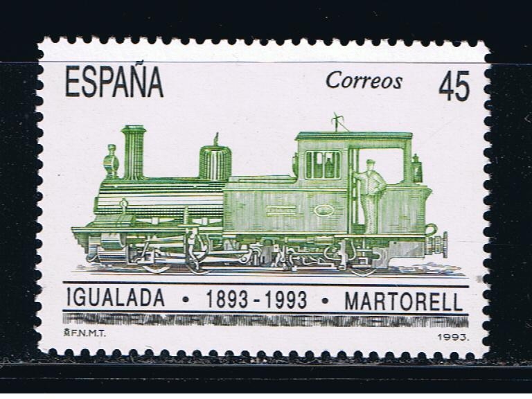 Edifil  3265  I Cente. del Ferrocarril Igualada- Martorell.  