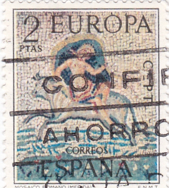 EUROPA CEPT-1973 Mosaico romano de Mérida (Q)