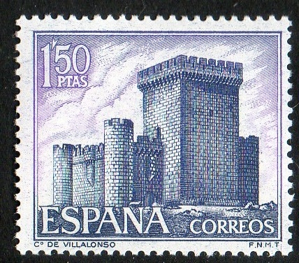 1928-Castillos de España. Villalonso ( Zamora ). 