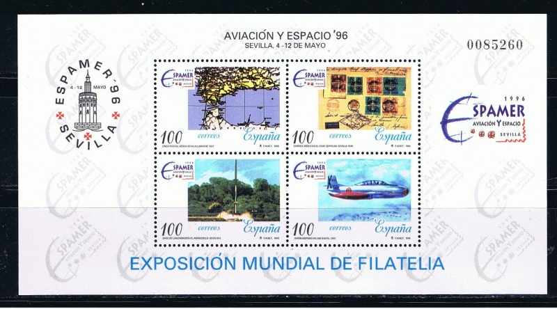 Edifil  3433  Aviación y  Espacio´96.  