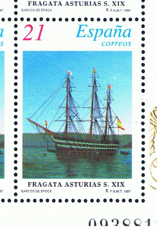 Edifil  3475  Barcos de Epoca.  