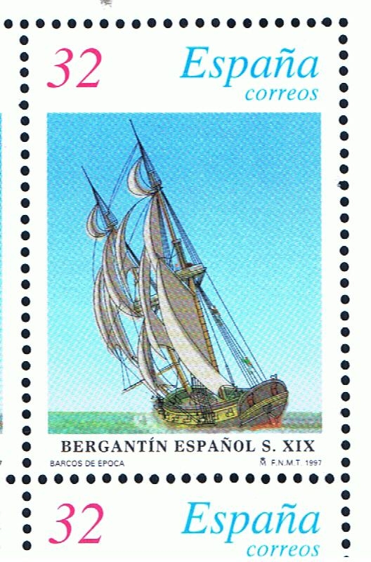 Edifil  3476  Barcos de Epoca.  