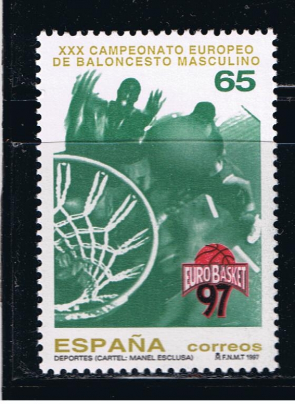 Edifil  3495  XXX Campeonato europeo de baloncesto masculino.  