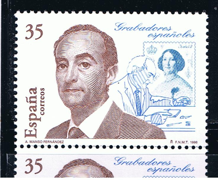 Edifil  3550  Grabadores españoles.  