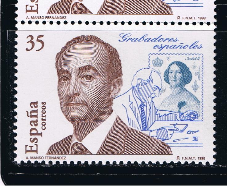 Edifil  3550  Grabadores españoles.  