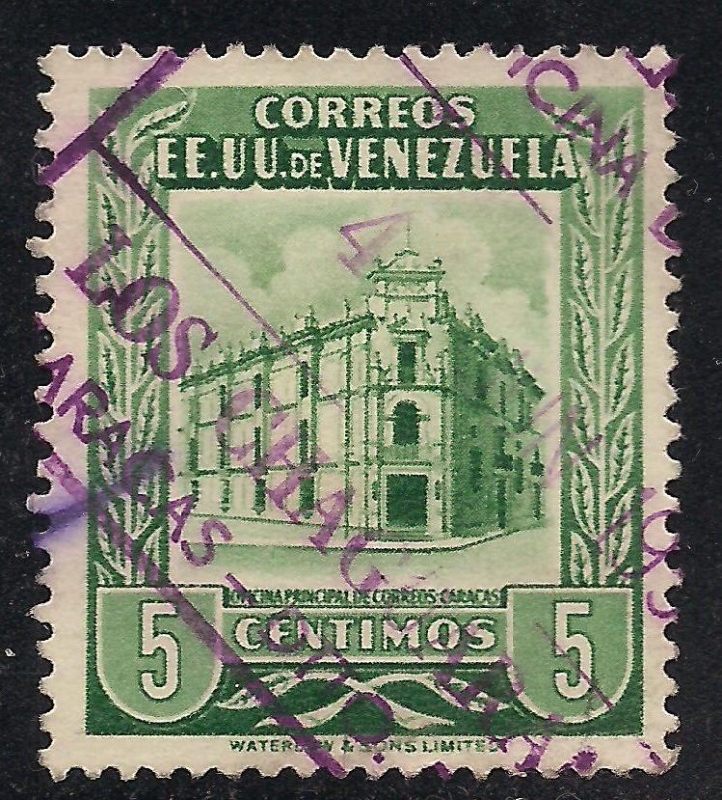 OFICINA DE CORREOS, CARACAS. (EE.UU de Venezuela)