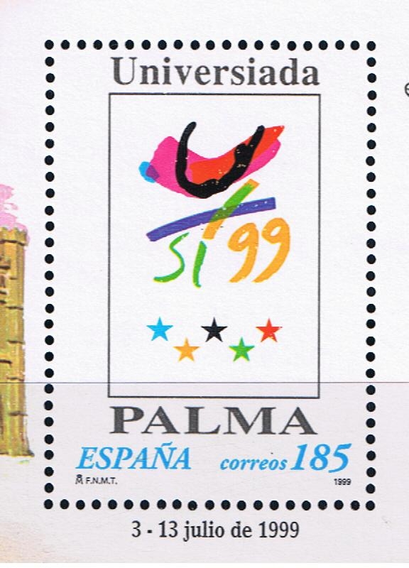 Edifil  3647  Filatem-Universiada Palma 1999.  