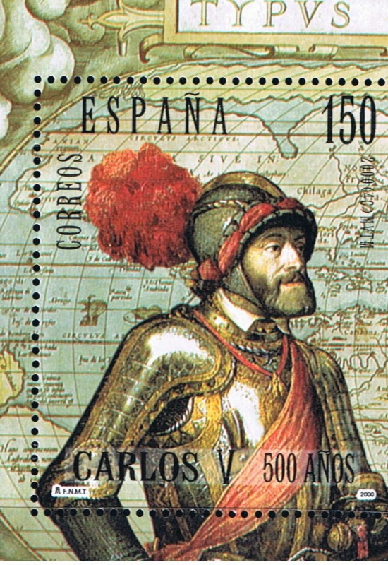 Edifil  3699SH  5º cente. del nacimiento de Carlos V.  