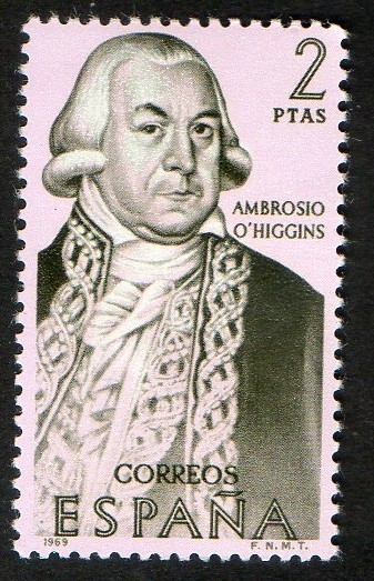 1941- Forjadores de América. Ambrosio O'Higgins.