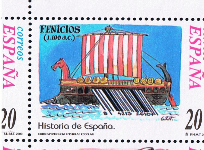 Edifil  3734  Correspondencia Epistolar Escolar. Historia de España.  