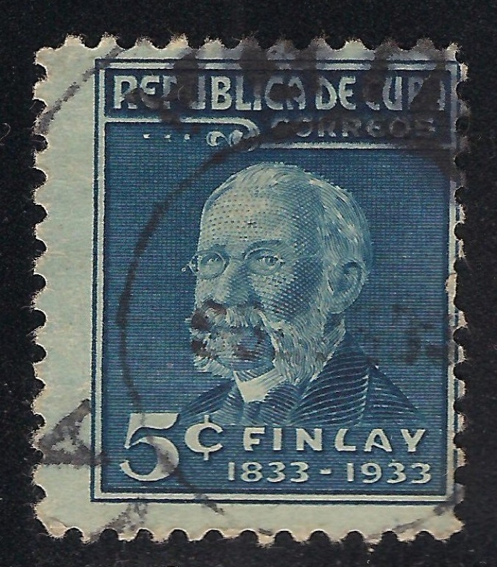 Cent. del nacimiento del Dr. Carlos J. Finlay (1833-1915), médico-biólogo que descubrió que un mosqu