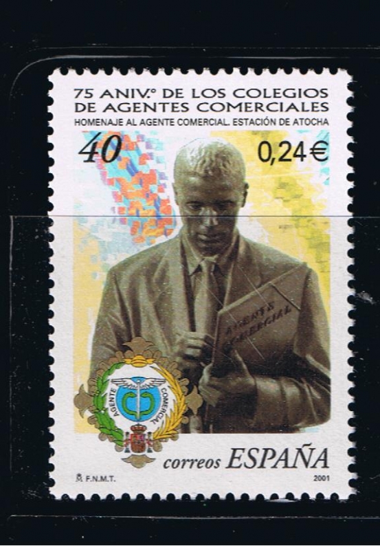 Edifil  3776  75º aniver. de los Colegios de Agentes Comerciales.  