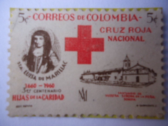 Cruz Roja Nacional - Scott/RA-57 - Hijas de la Caridad 1660-1960