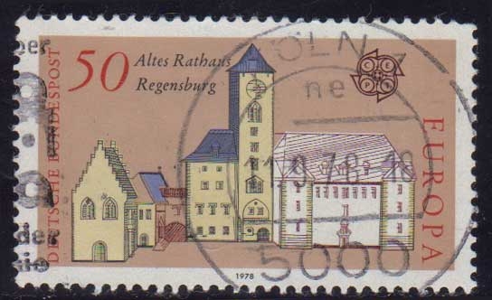 1978 Europa. Monumentos. Hotel de la villa de Ratisbonne - Ybert:817