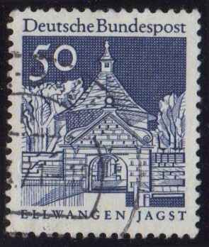 1967-69 Edificios Históricos. Entrada al castillo de Ellwangen - Ybert:394