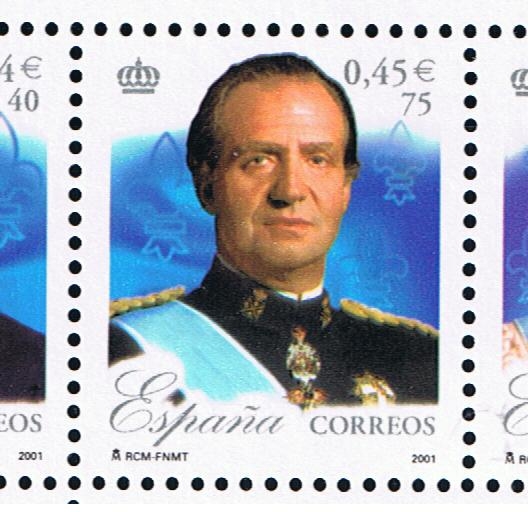 Edifil  3856 E  25º aniver. del Reinado de S.M. Don Juan Carlos I.  