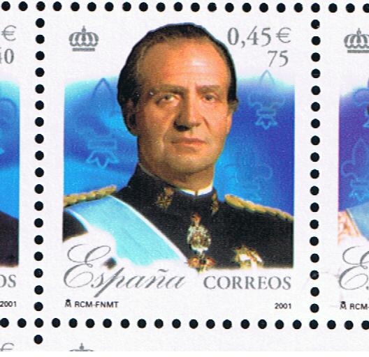 Edifil  3856 E  25º aniver. del Reinado de S.M. Don Juan Carlos I.  