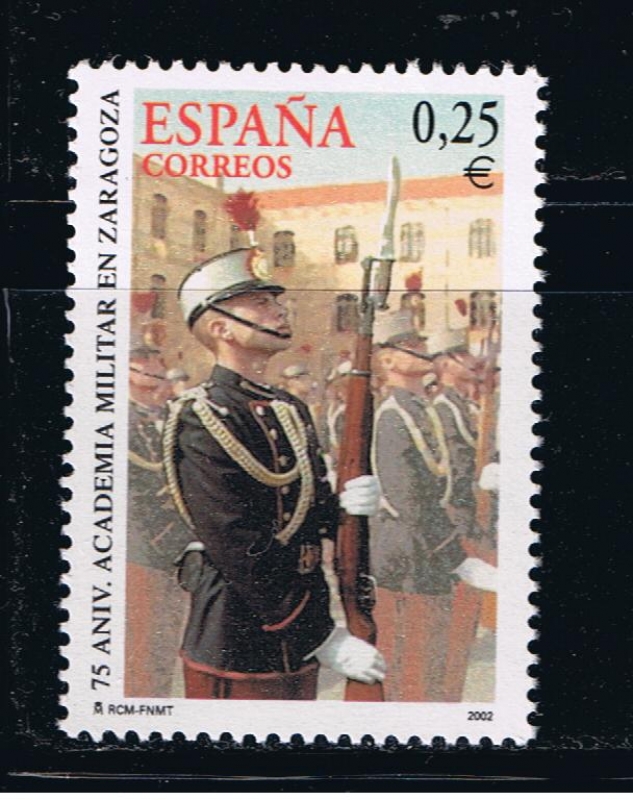 Edifil  3886  75º aniver. de la Academia Militar General de Zaragoza. 