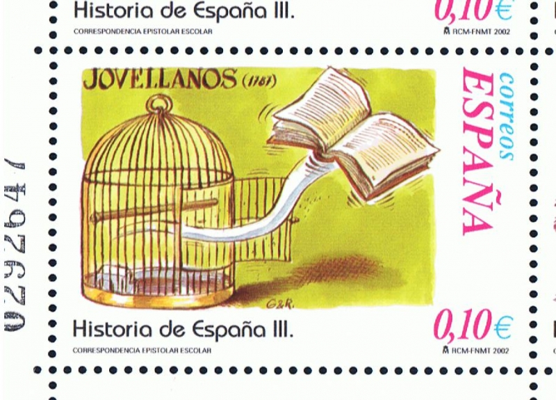 Edifil  3921  Correspondencia Epistolar Escolar. Historia de España.  