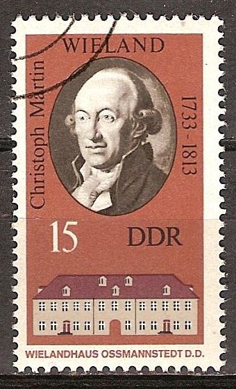 Christoph Martin Wieland (1733-1813) y Wieland casa Oßmannstedt-DDR.