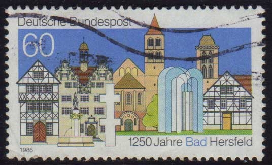 1986 1250º Aniversario de Bad Hersfeld - Ybert:1103