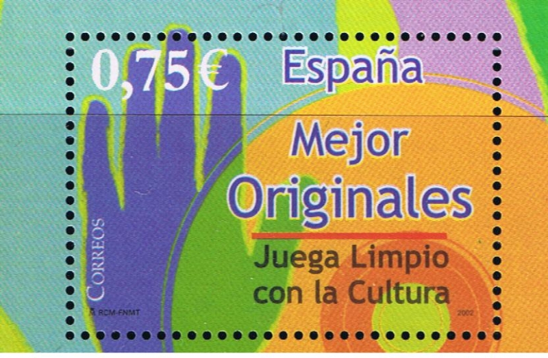 Edifil  3949 SH  Exposición Mundial de Filatelia Juvenil España 2002.  Salamanca.   