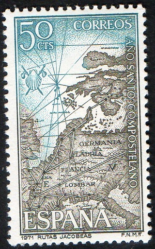 2008- Año Santo Compostelano. Rutas Jacobeas europeas. 