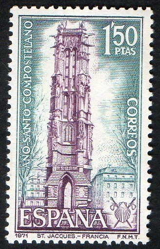 2010- Año Santo Compostelano. Iglesia Saint Jacques de París. 