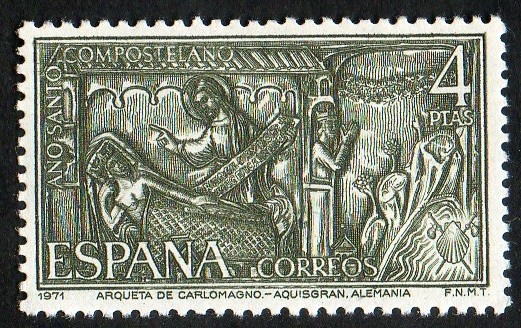 2013-  Año Santo Compostelano. Aqueta de Carlomagno , Aquisgrán ( Alemania ).