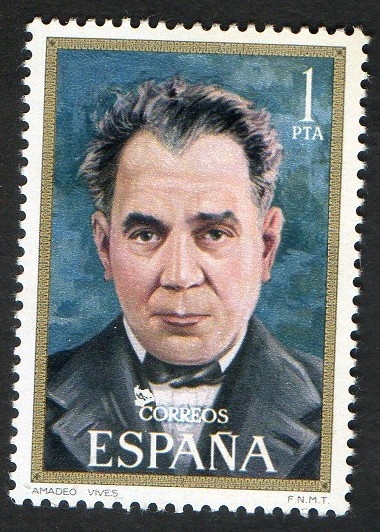 2027- Centenario de celebridades. Amadeo Vives ( 1871-1932 ).