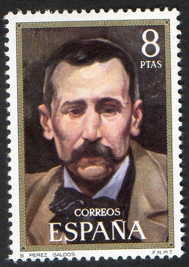 2029- Centenario de celebridades. Benito Pérez Galdós ( 1843-1920 ).