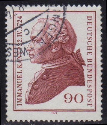 1974 250º Aniversario del nacimiento de Emanuel Kant - Ybert:655