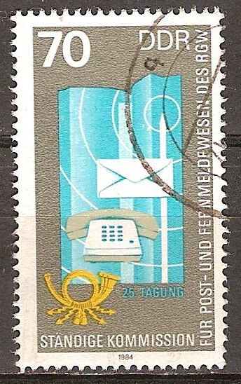 25a sesión de la Comisión Permanente de Correos y Telecomunicaciones de la CAME,DDR.