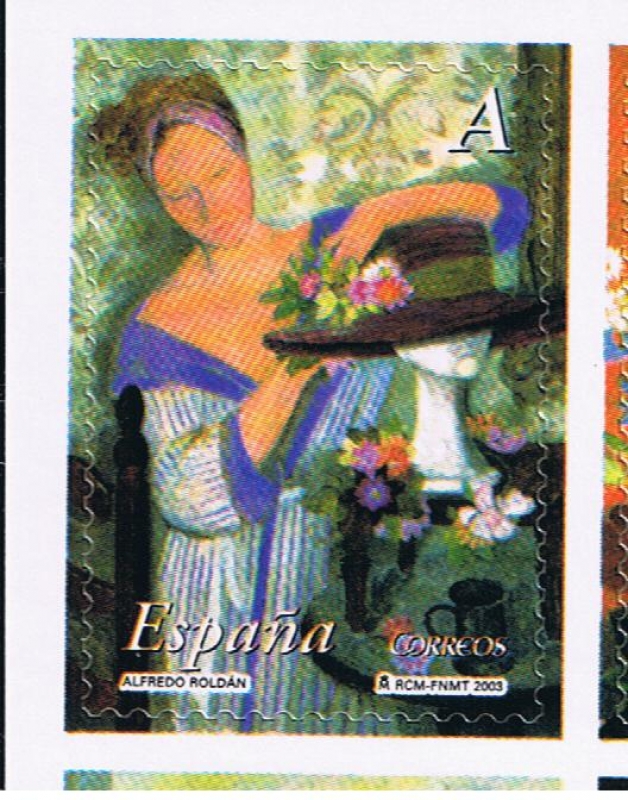 Edifil  4003  La mujer y las flores. 