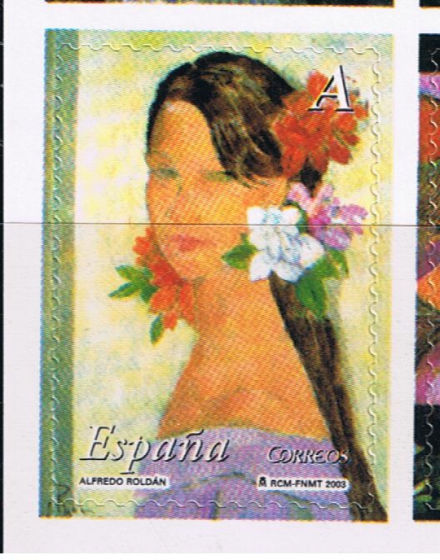 Edifil  4005  La mujer y las flores. 