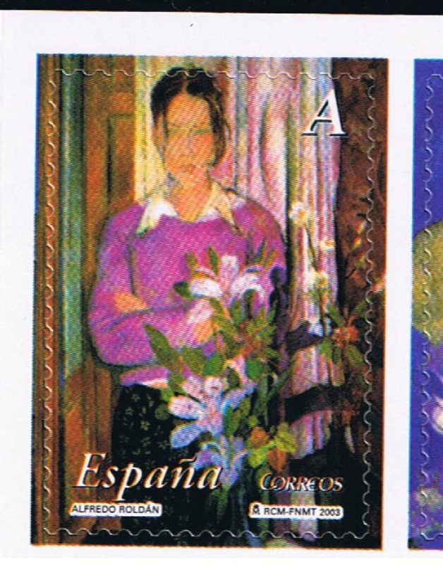 Edifil  4007  La mujer y las flores. 