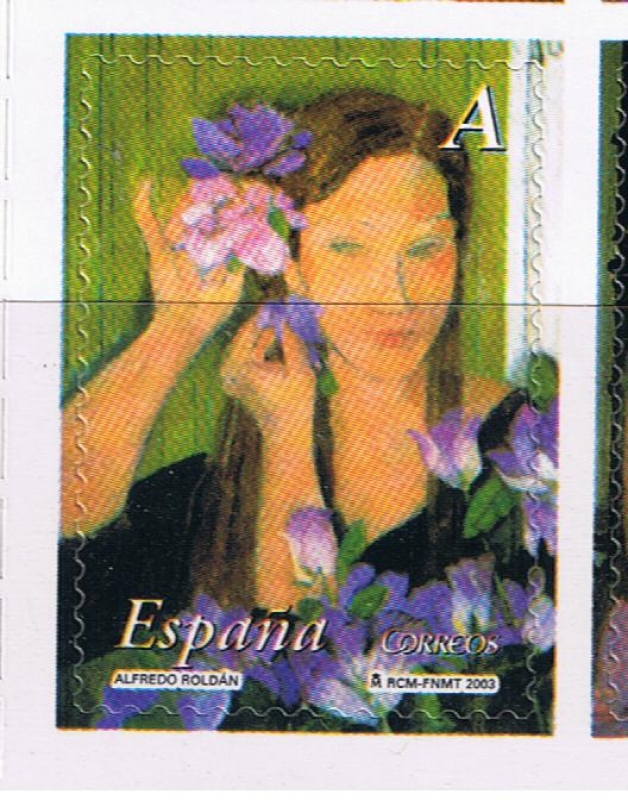 Edifil  4009  La mujer y las flores. 