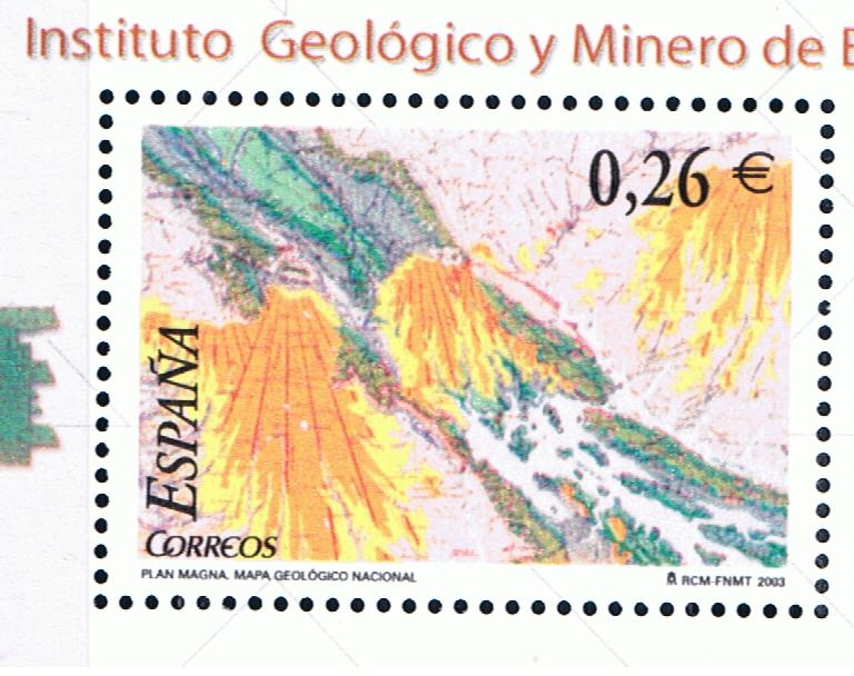 Edifil  4036  Plan Magna. Mapa Geológico Nacional.  