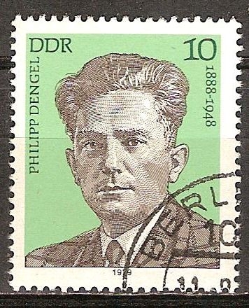 Las personalidades socialistas Philipp Dengel (1888-1948)DDR.