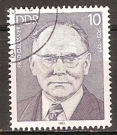 Las personalidades socialistas. Fred Oelssne (1903-1977)DDR. 