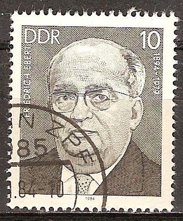 Las personalidades socialistas. Friedrich Ebert(1894-1979)DDR.