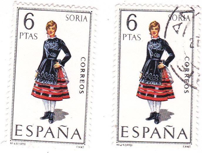 SORIA -Trajes típicos españoles (U)