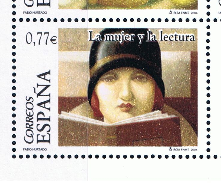 Edifil  4060 C  La mujer y la lectura.  