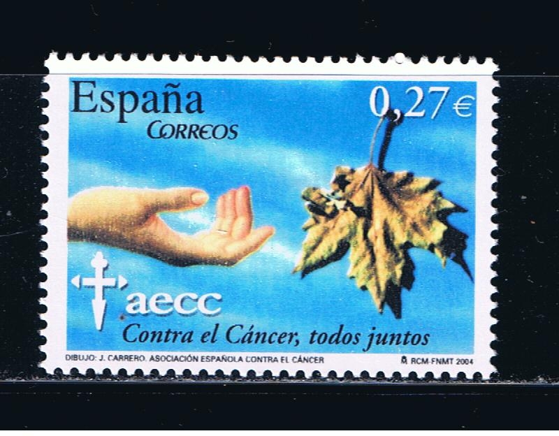 Edifil  4062  50º aniver. de la Asociación Española contra el Cáncer.  