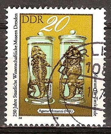 250a Aniv de Museos de Dresde Científicas-DDR.