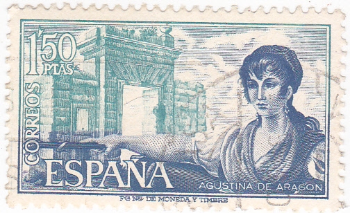 AGUSTINA DE ARAGÓN- Personajes españoles  (U)