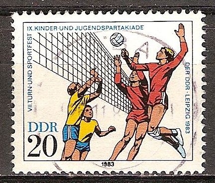 VII Festival de Gimnasia y Deportes,IX.Infancia y juventud de la DDR en Leipzig 1983.