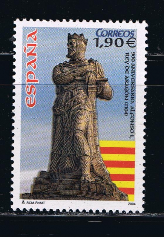 Edifil  4127  900º aniver. de la proclamación de Alfonso I el Batallador como rey de Aragón.  