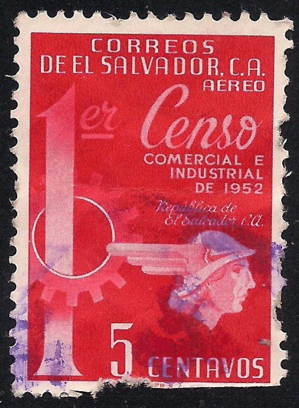 CENSO COMERCIAL E INDUSTRIAL DE 1952- AEREO.